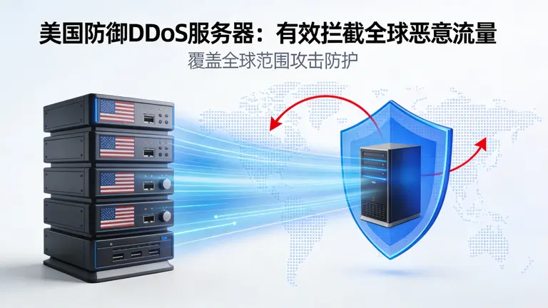 美国防御DDoS服务器能有效拦截全球范围内的恶意流量