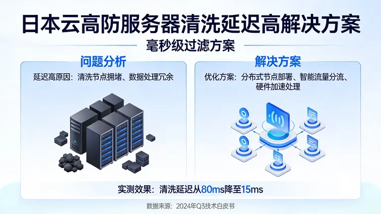 日本云高防服务器清洗延迟太高怎么办？毫秒级过滤方案
