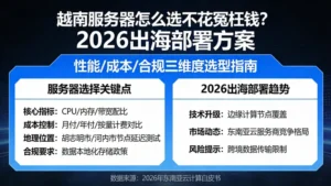 越南服务器怎么选不花冤枉钱？2026出海部署方案