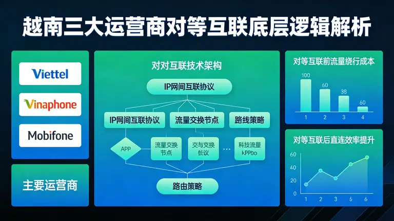 揭开越南三大运营商对等互联的底层逻辑
