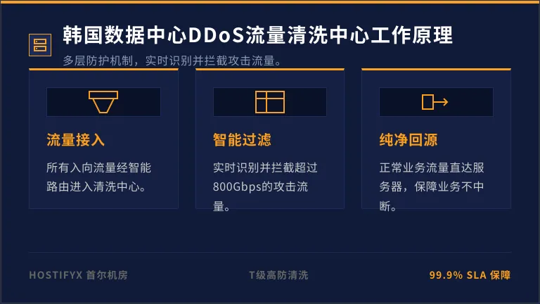 韩国数据中心DDoS清洗