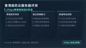 香港高防云服务器评测：2Tbps带宽单机抗D实测