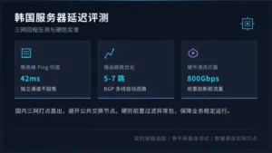 韩国服务器延迟评测：三网回程压测数据与硬件防火墙实录
