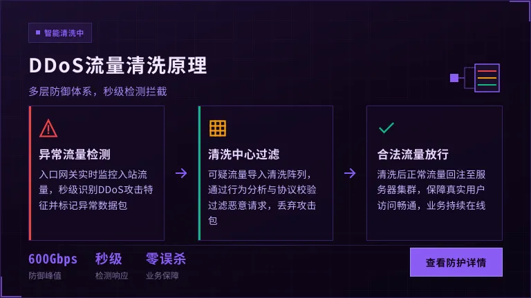 DDoS流量清洗原理