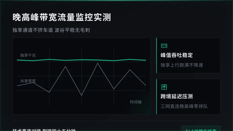 晚高峰带宽流量监控
