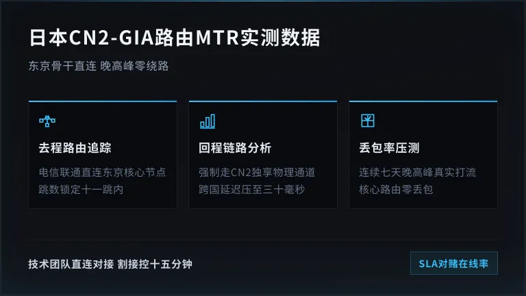 日本服务器MTR路由追踪