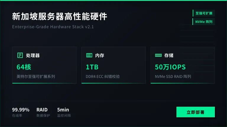 新加坡机房高性能硬件