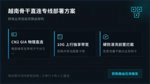 越南服务器线路延迟对比：绕道新加坡与直连骨干网差距