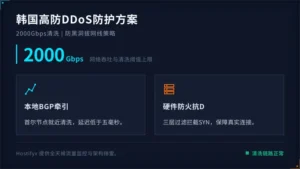 韩国高防ddos防护方案:2000Gbps网络防拔网线策略