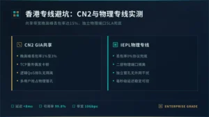 香港专线服务器价格避坑：CN2与物理专线怎么选