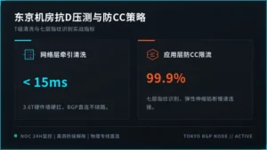 日本高防御服务器拆解：东京机房抗D压测数据与防CC并发上限设置