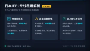 日本iepl专线租用解析：中日API接口同步防丢包方案