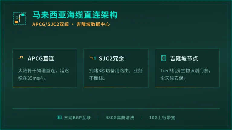 马来西亚APCG/SJC2海缆直连大陆的结构