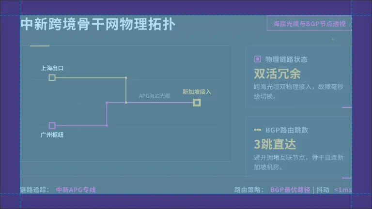 新加坡服务器丢包0.01%: BGP专线原理拆解 4 新加坡的海底光缆和运营商互联节点位置