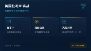 美国住宅ip代理实战：批量账号存活率提升60%