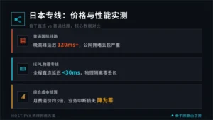 日本专线服务器租用 价格与性能对比