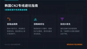 韩国服务器cn2线路避坑：3招搞定首尔机房路由绕路