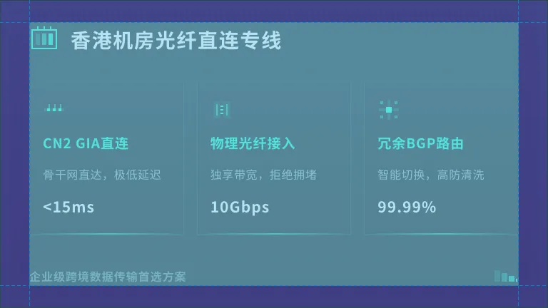 香港机房专线网络光纤直连