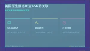 美国原生静态ip购买查ASN防关联：多店群保号硬干货