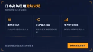 日本高防服务器租用价格：高并发业务防DDoS避坑说明