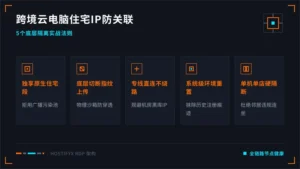跨境云电脑住宅ip防关联：5个老运维不说的秘密
