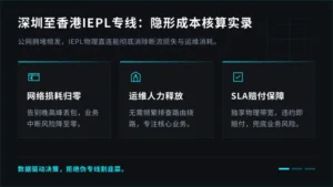 深圳到香港专线服务器租用成本核算：1条IEPL能省多少隐形成本