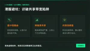 免备案香港服务器避坑：别被100M共享带宽忽悠
