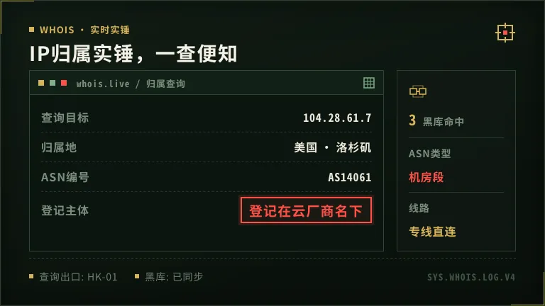 IP归属查询工具操作