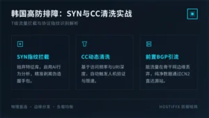 韩国高防ddos防护排障：SYN Flood与CC攻击怎么洗？