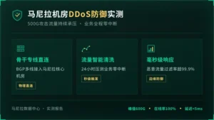 菲律宾服务器ddos防御实测：500G攻击下马尼拉机房死扛不掉线
