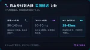 日本专线服务器到大陆比普通线路快多少？